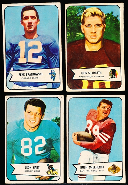 1954 Bowman Ftbl.- 8 Diff.