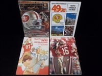 1972-89 San Francisco 49ers NFL Media Guides- 4 Diff.