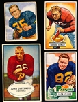 Clean-Up Lot of 4 Diff. 1950’s Ftbl. Cards