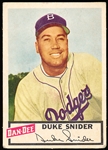 1954 Dan-Dee Baseball- Duke Snider, Dodgers
