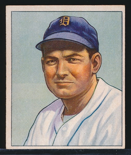 1950 Bowman Baseball- #8 George Kell, Tigers