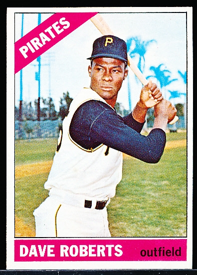 1966 Topps Bb- Hi#- #571 Dave Roberts, Pirates