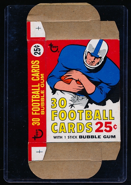 1970 Topps Football- Individual Cardboard Cello box