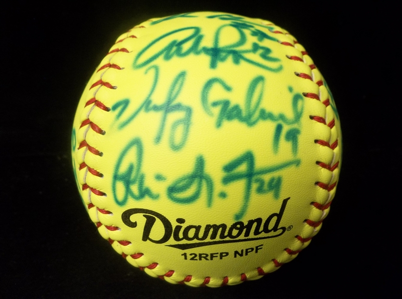 Autographed Team Signed National Pro Fastpitch Ball (Believed to be the Chicago Bandits of 2012)