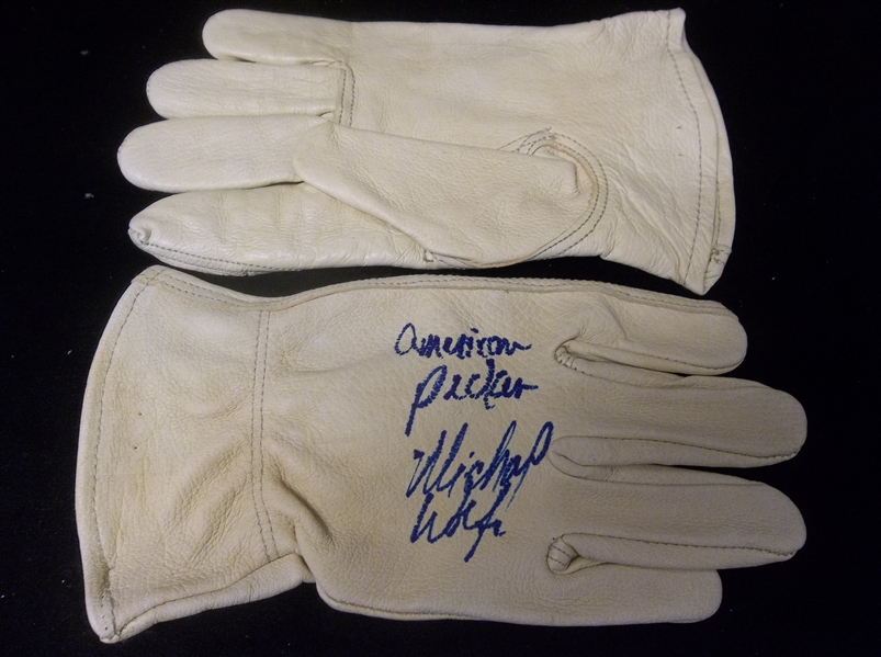 Autographed Work Glove Signed by “American Pickers” TV Star Mike Wolfe