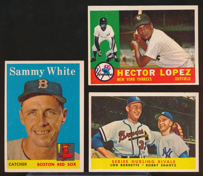 1958/60 Topps Bb- 16 cards