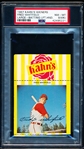 1967 Kahn’s Baseball- Fred Whitfield, Indians- PSA Nm-Mt 8 (MK)- Large Size- Batting Left Handed
