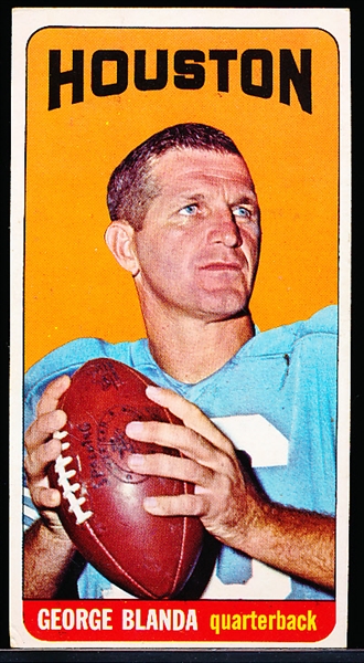 1965 Topps Football- #69 George Blanda, Oilers