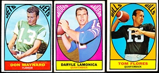 1967 Topps Football- 7 Cards