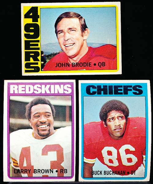 1972 Topps Football- 75 Diff