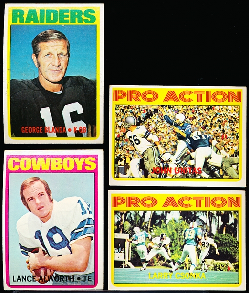 1972 Topps Football- 64 Diff