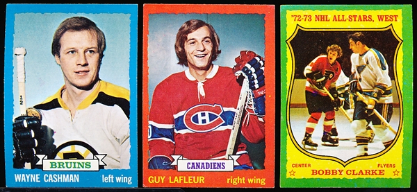 1973-74 Topps Hockey- 14 Cards