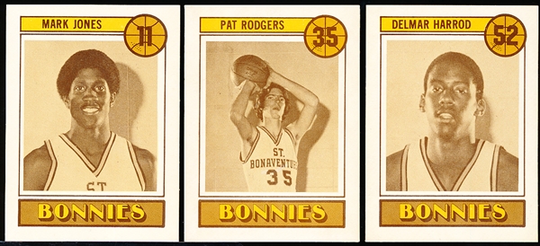 1979-80 St. Bonaventure Basketball Card Set of 18