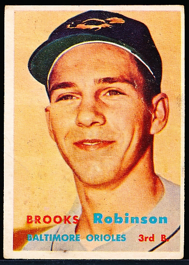 Lot Detail - 1957 Topps Bb- #328 Brooks Robinson Rookie!