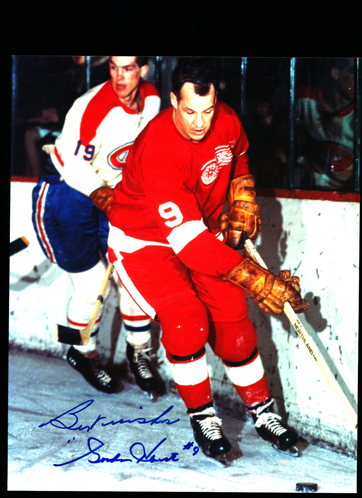Lot Detail - Autographed Gordie Howe NHL Color 8” x 10” Photo- PSA ...