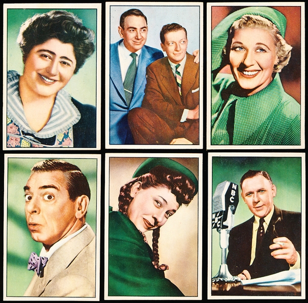 1952 Bowman “Television & Radio Stars of N.B.C.” (R701-14) Complete Set of 36