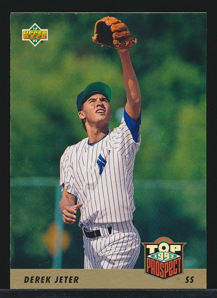 1993 Upper Deck Bsbl. #449 Derek Jeter RC