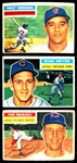 1956 Topps Baseball- 10 Diff