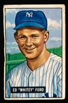1951 Bowman Baseball- #1 Ed “Whitey” Ford, Yankees