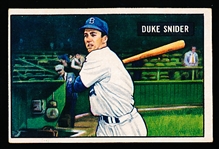 1951 Bowman Baseball- #32 Duke Snider, Dodgers