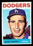 1964 Topps Baseball- #200 Sandy Koufax, Dodgers