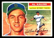 1956 Topps Baseball- #20 Al Kaline, Tigers- White Back