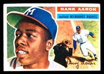 1956 Topps Baseball- #31 Hank Aaron, Braves