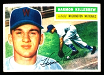 1956 Topps Baseball- #164 Harmon Killebrew, Washington- Gray Back