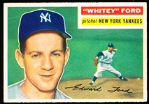 1956 Topps Baseball- #240 Whitey Ford, Yankees