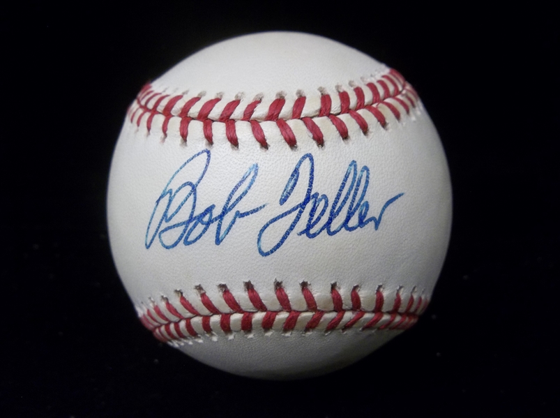 Autographed Bob Feller Official AL MLB Baseball