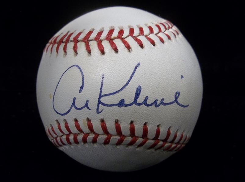 Autographed Al Kaline Official AL MLB Baseball