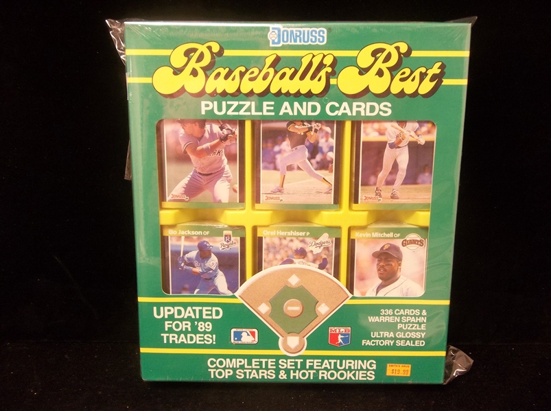 1989 Donruss Baseball’s Best- 1 Complete Factory Sealed Set- NrMt-Mt, sealed as issued, inc. Ken Griffey, Jr. RC!