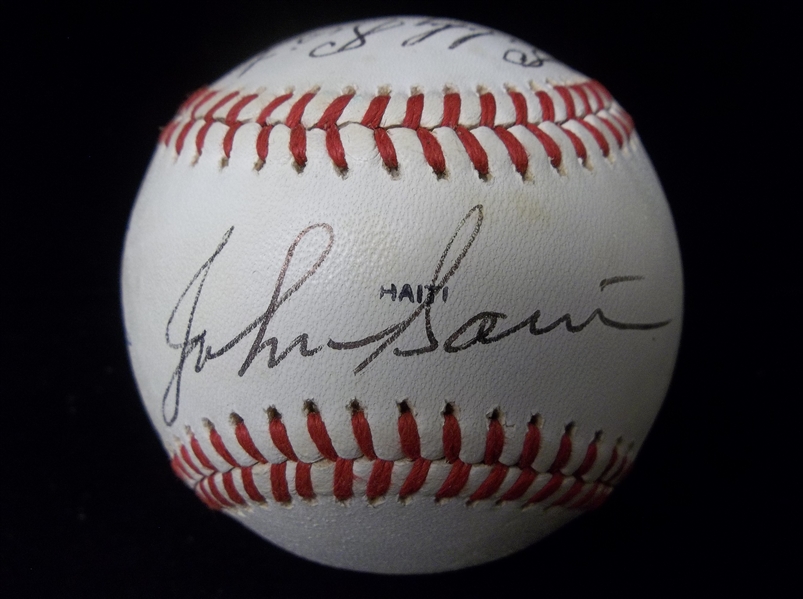 Autographed 1982 MLB All-Star Game Baseball by 4 Diff.