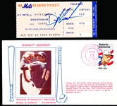 Autographed 9/12/84 Pittsburgh Pirates @ New York Mets MLB Ticket Signed by Dwight Gooden