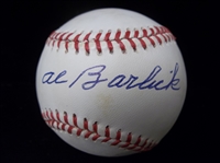Autographed Al Barlick Official NL MLB Baseball