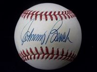Autographed & Inscribed Johnny Bench Official NL MLB Baseball