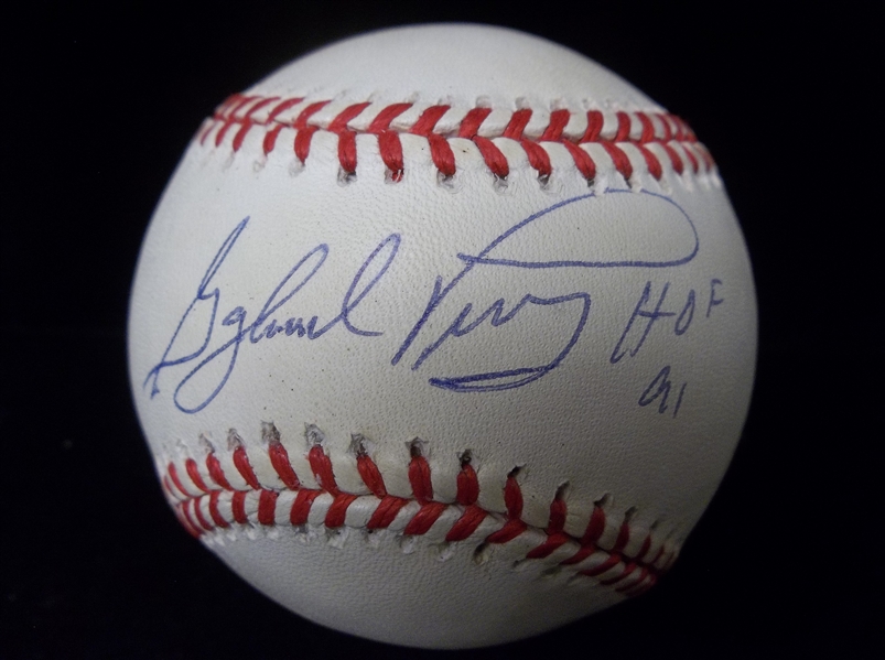 Autographed & Inscribed Gaylord Perry Official NL MLB Baseball