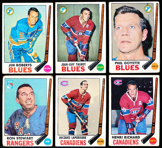 1969-70 Topps Hockey- 6 Diff