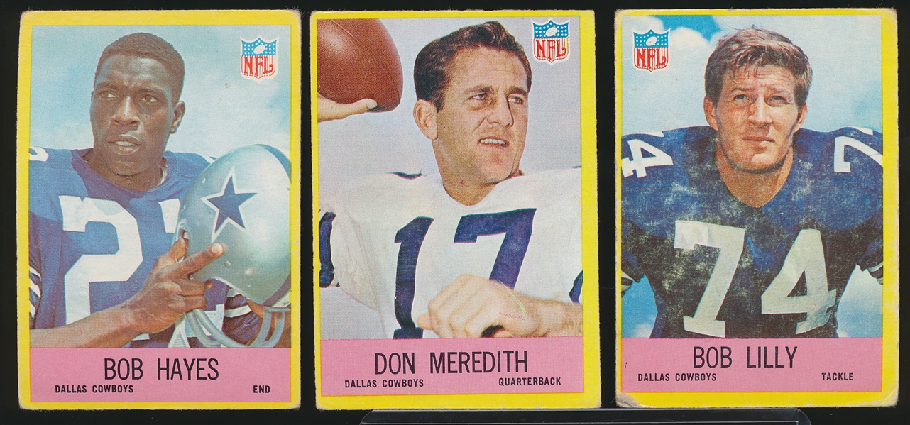 1967 Philly Fb- Dallas Cowboys Team Set of 12