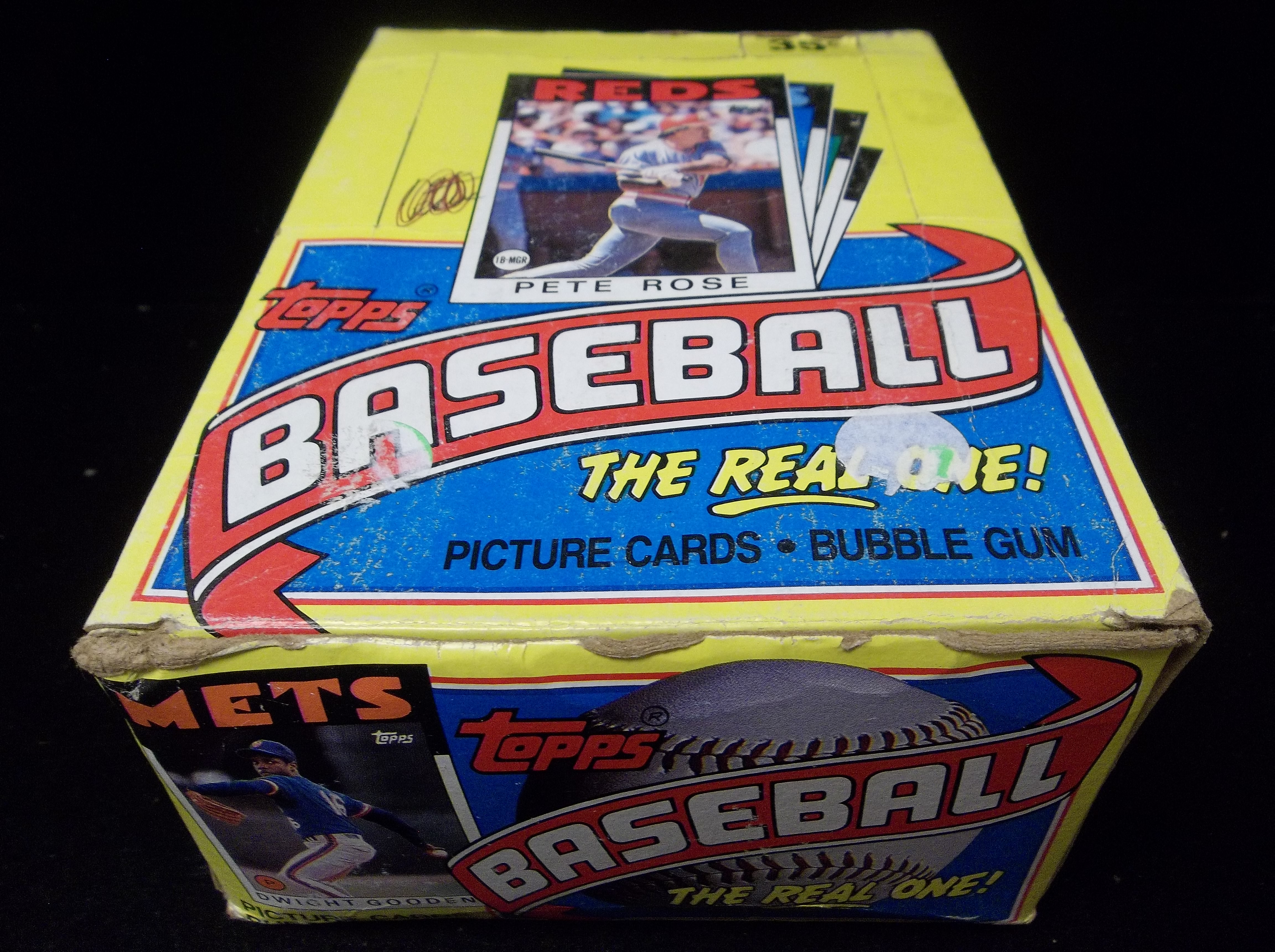 Lot Detail - 1986 Topps Bsbl.- 35 Wax Packs in Original Box