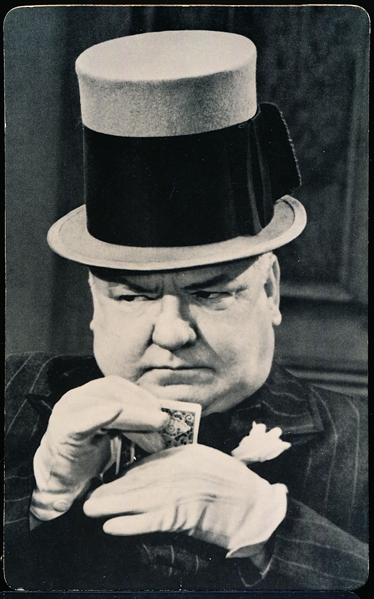 1967 Personality Posters W.C. Fields B & W 5” x 8” “Poster-Card” Post Card #25-01