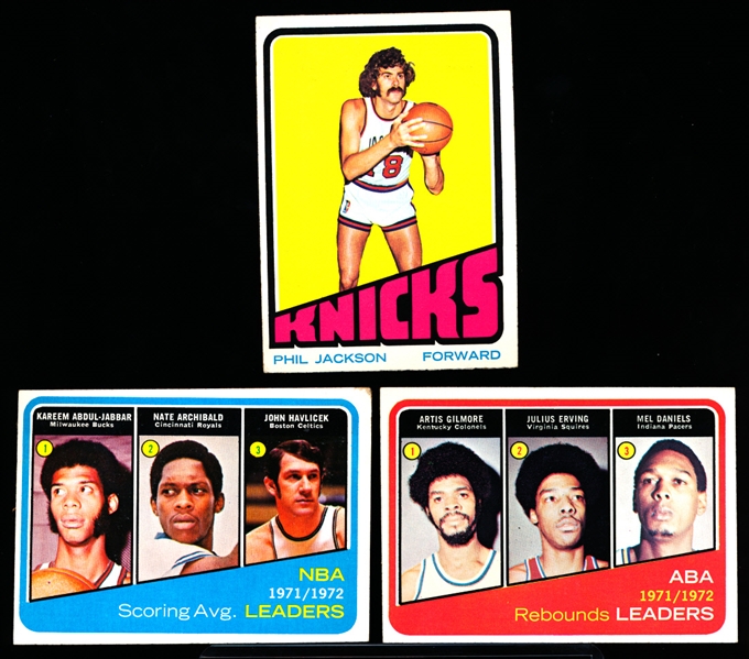 1972-73 Topps Basketball- 3 Stars