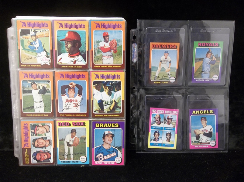 1975 Topps Baseball- Complete Set of 660