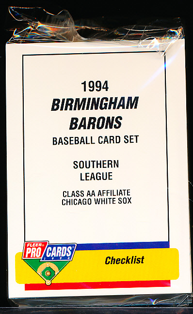 Lot Detail - 1994 Fleer/Pro Card- Birmingham Barons Minor League Baseball  Set of 28 with Michael Jordan- 3 Sets