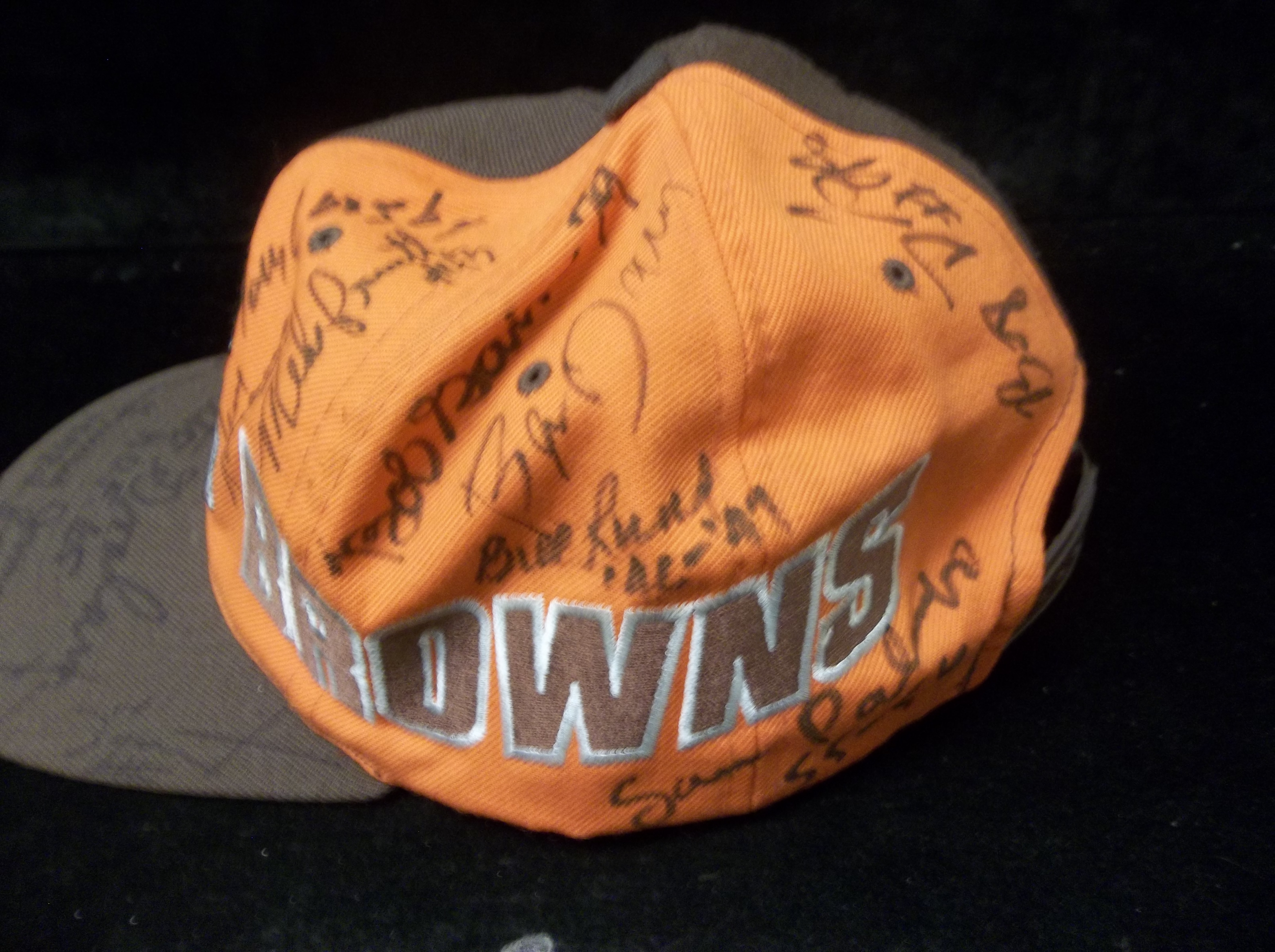 Autographed Cleveland Browns Baseball Hat