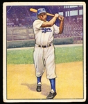 1950 Bowman Bb- #22 Jackie Robinson, Brooklyn Dodgers