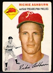 1954 Topps Bb- #45 Richie Ashburn, Phillies