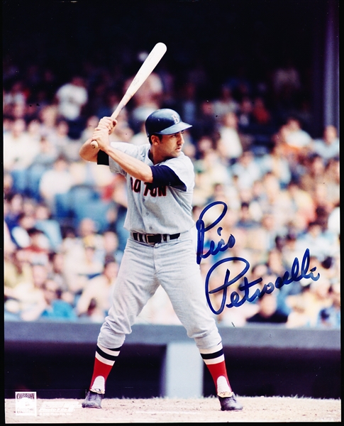 Autographed Rico Petrocelli Boston Red Sox MLB Color 8” x 10” Photo