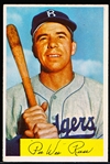 1954 Bowman Baseball- #58 Pee Wee Reese, Dodgers