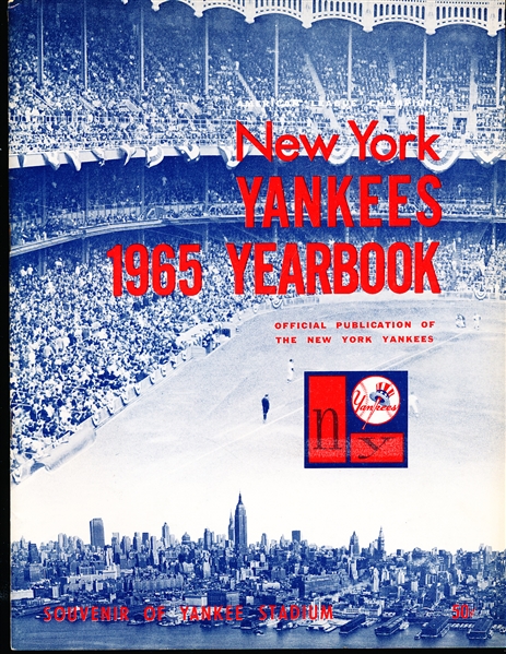 1965 New York Yankees MLB Yearbook